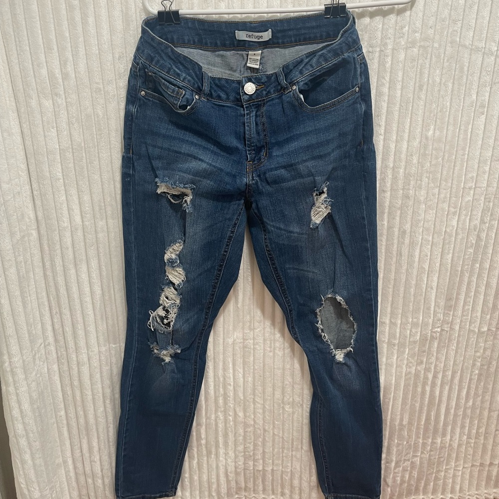 Refuge Distressed Skinny Jeans